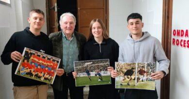 Churruca, una leyenda del sportinguismo en el IES Roces